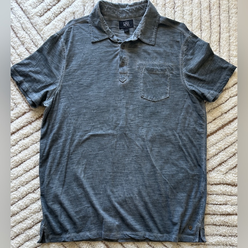 Collared Tee washed/vintage look